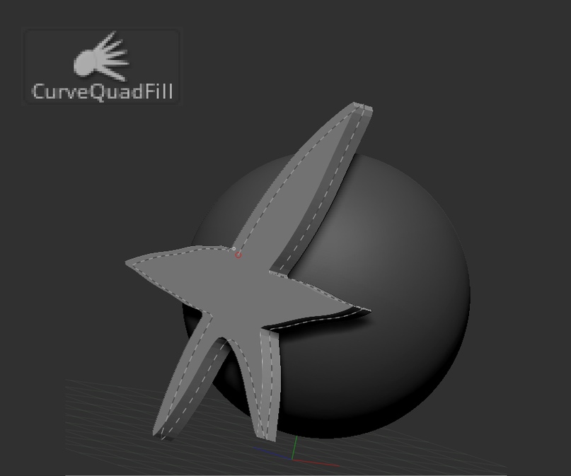 кисть CurveQuadFill / CurveTriFill