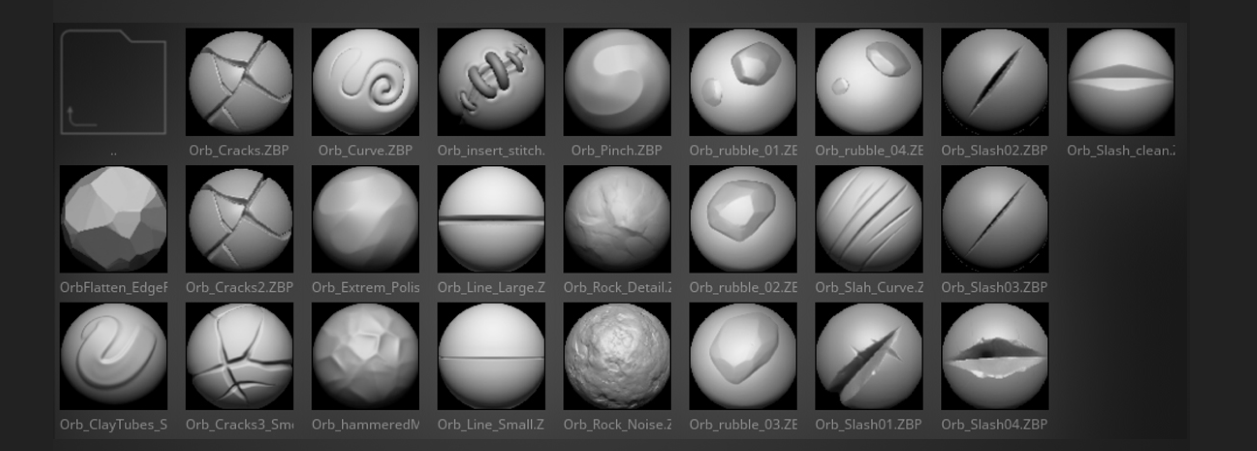 Набор кистей Orb brush pack